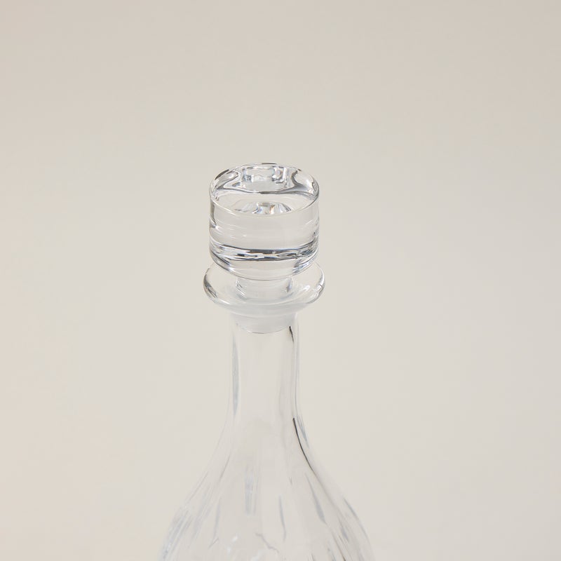 RCR transparent crystal glass decanter with lid - Image 2