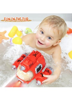 Excefore Remote Control Boat for Kids 6+, 2.4GHz Mini RC Boat with Spray Water Pump and LED Lights, Lakes & Swimming Pool Toys, 2 Rechargeable Batteries (Red)  - Image 5