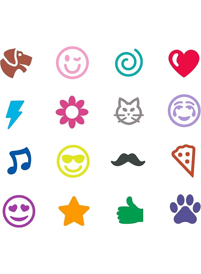 كرايولا مجموعة من أقلام التحديد الصغيرة ذات الرأس المشعر مع طوابع قابلة للغسل × 16 قطعة - Image 5