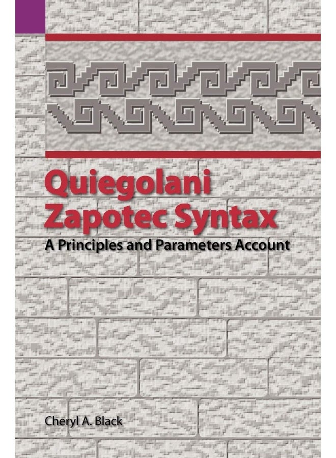 Quiegolani Zapotec Syntax: A Principles and Parameters Account  - Image 1