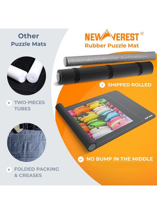 Newverest Nal Newverest Jigsaw Puzzle Mat Roll Up, Saver Pad 46” X 26” Portable Keeper Up To 1500 Pieces With Non-Slip Rubber Bottom & Smooth Top + 3 Puzzle Sorting Trays & Travel-Friendly Storage Bag  - Image 3