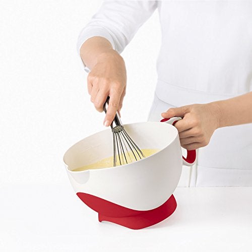 Cuisipro Deluxe Batter Bowl Mixing With Handle And Measurements, Red - Image 3