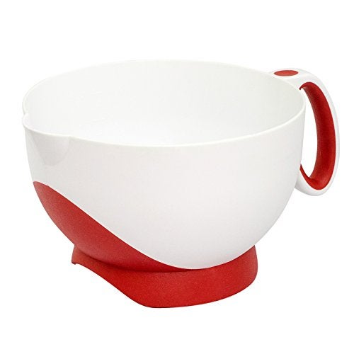 Cuisipro Deluxe Batter Bowl Mixing With Handle And Measurements, Red - Image 2