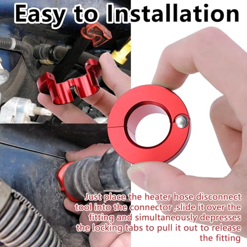 VKVXCLON Heater Hose Quick Disconnect Tool, Metal Heater Line Release Tool 3/4'' Replacement for GM Vehicles 39190 - Image 3