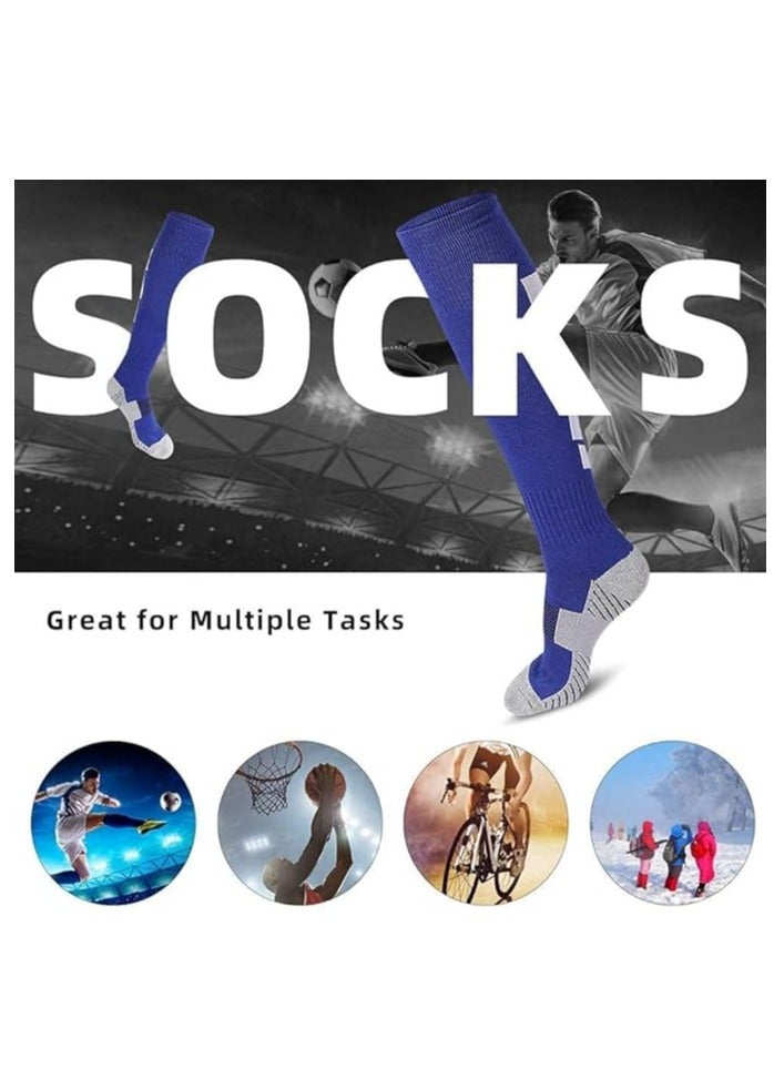 Oasisgalore 3 Pairs Soccer Socks Sport Knee High Socks，Athletic Socks for Men Women Sports, Soccer, Fitness and Running - Image 3