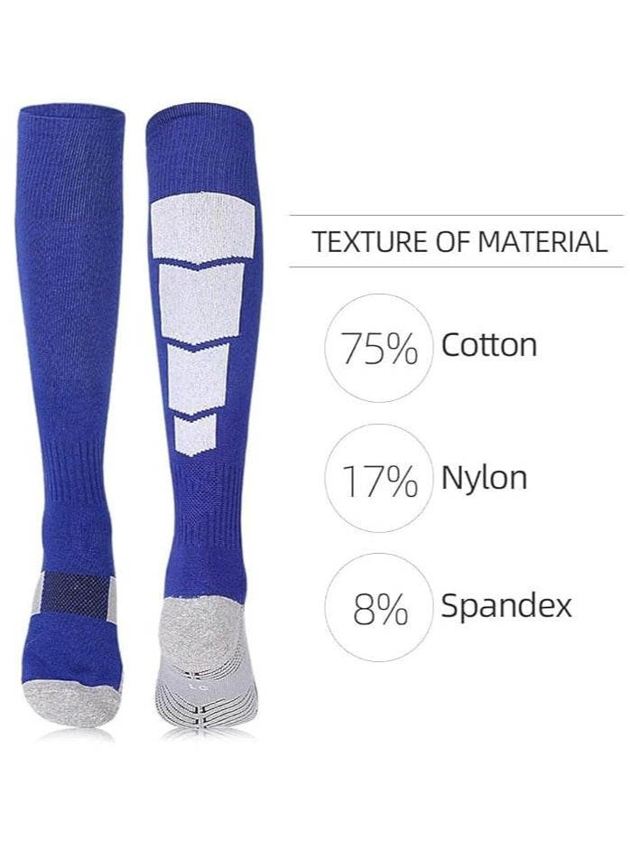 Oasisgalore 3 Pairs Soccer Socks Sport Knee High Socks，Athletic Socks for Men Women Sports, Soccer, Fitness and Running - Image 4