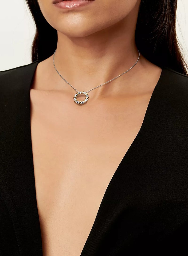 Tiffany & Co. Tiffany Sixteen Stone Circle Pendant in Gold with Diamonds  - Image 2