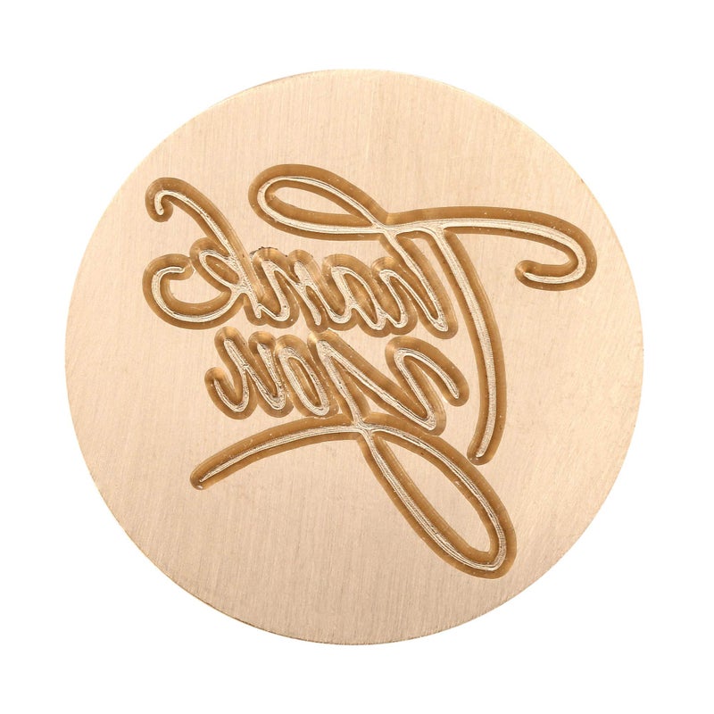 Yoption Thank You Wax Seal Stamp, Vintage Sealing Wax Stamp for Wedding Party Invitations Envelopes Gift Wrapping - Image 2