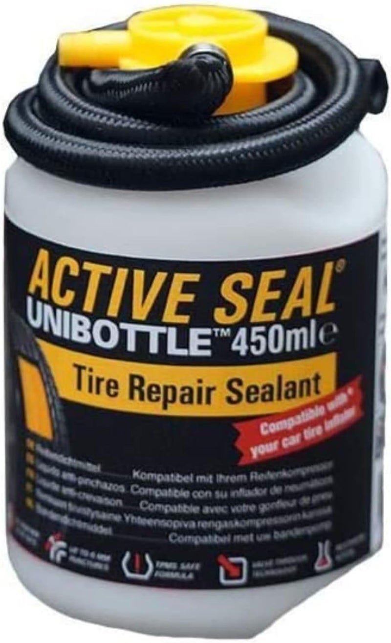 ايرمان سائل إصلاح الإطارات 450 مل UNIBOTTLE - يمكن استخدام سائل إصلاح الإطارات مع أي ضاغط - Image 1