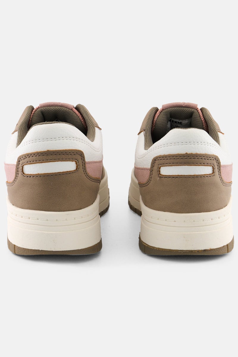 RBX Women Lace Up Outdoor Shoes, Brown - Image 3