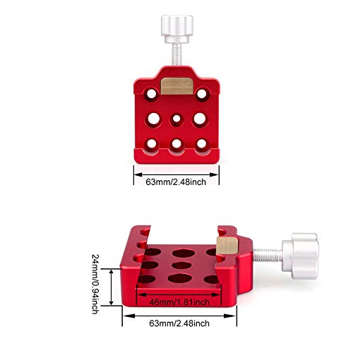 SVBONY Medium Dovetail Clamp with a Brass Screws for Telescopes and Cameras (Red) - Image 2