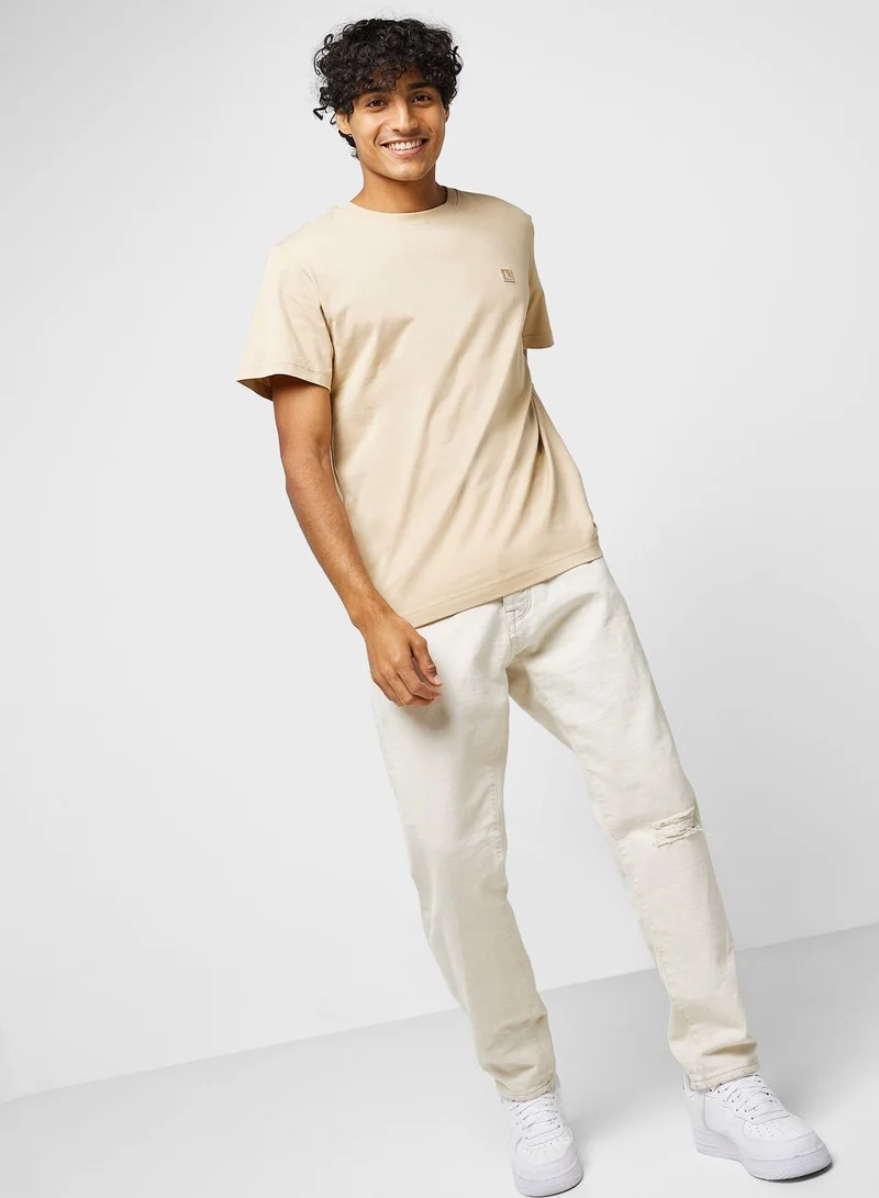 Calvin Klein Jeans Monogram Crew Neck T-Shirt