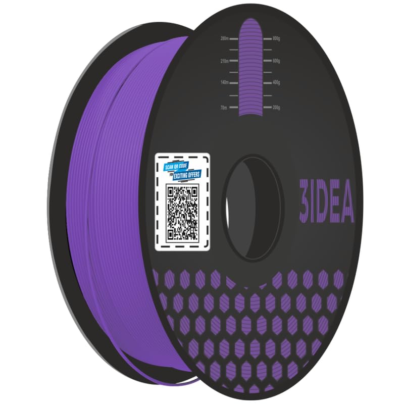3Idea Premium PLA+ (Purple) 3D Printer Filament 1.75mm Dimensional Accuracy +/- 0.03mm Net Weight- 1 KG - Image 1