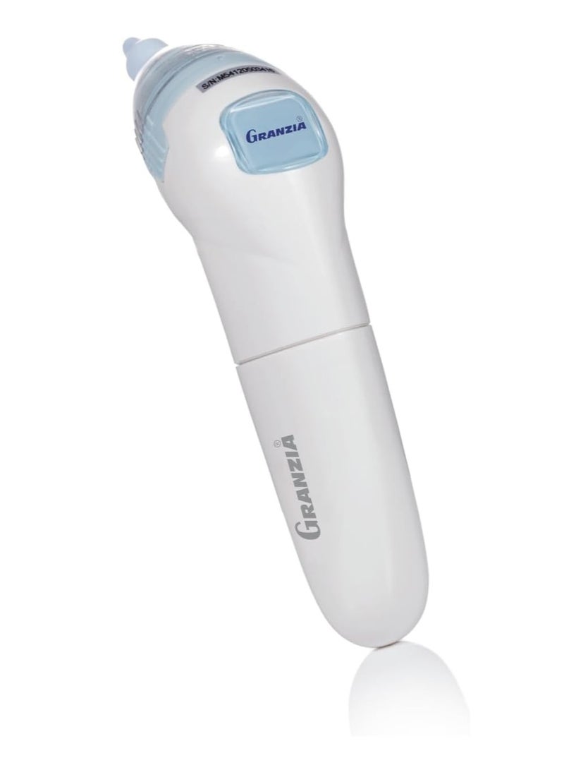 Granzia Naso Bello – Electric Nasal Aspirator for Babies – Waterproof, Easy to Clean, with Silicone Nozzles & Disposable Cups
