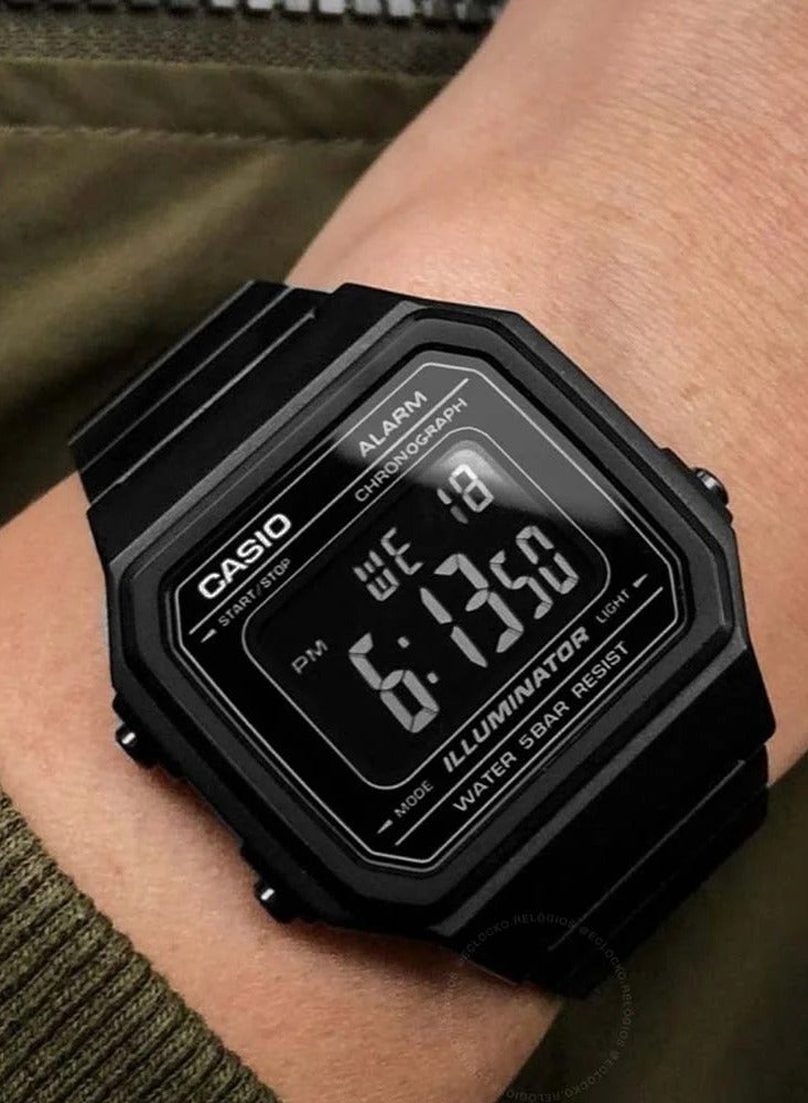 CASIO ساعة كاسيو B650WB-1BEF الرقمية للرجال المقاومة للماء، 43 مم، سوداء - Image 3