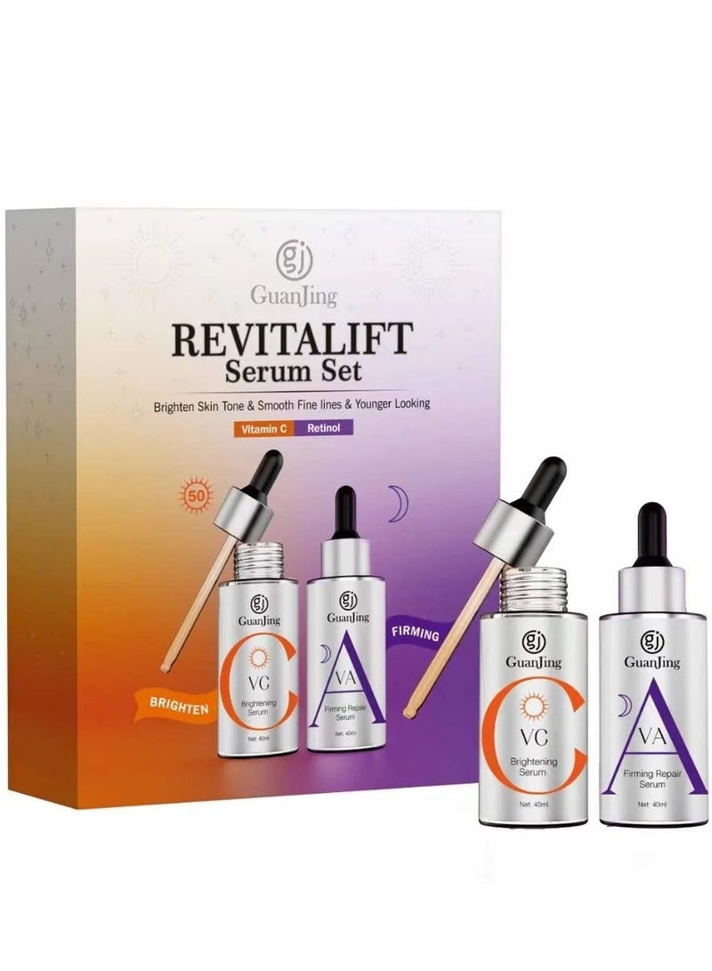 GUANJING Revitalift Serum Set Vitamin C And Retionl 40x2 ml - Image 1