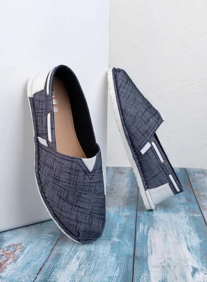 Styli Styli Slip On  Low Top Color Block Espadrilles