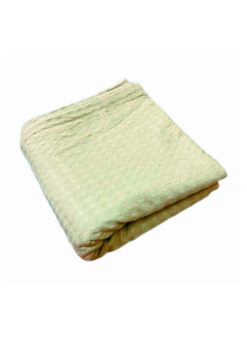 cotton vibes - Cotton Vibes Single Bed Sheet Large Size Beige - Image 1