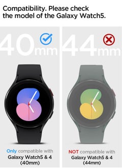 Spigen Rugged Armor Pro Case Cover For Samsung Galaxy Watch 5 With Band 40mm (2022) - Charcoal Gray  - Image 2