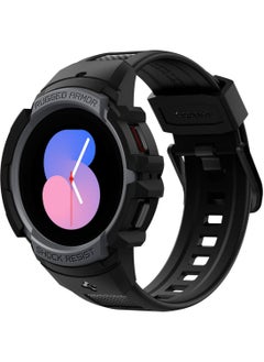 Spigen Rugged Armor Pro Case Cover For Samsung Galaxy Watch 5 With Band 40mm (2022) - Charcoal Gray  - Image 1