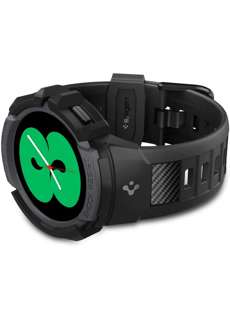 Spigen - Rugged Armor Pro Case Cover For Samsung Galaxy Watch 5 With Band 40mm (2022) - Charcoal Gray - Image 1