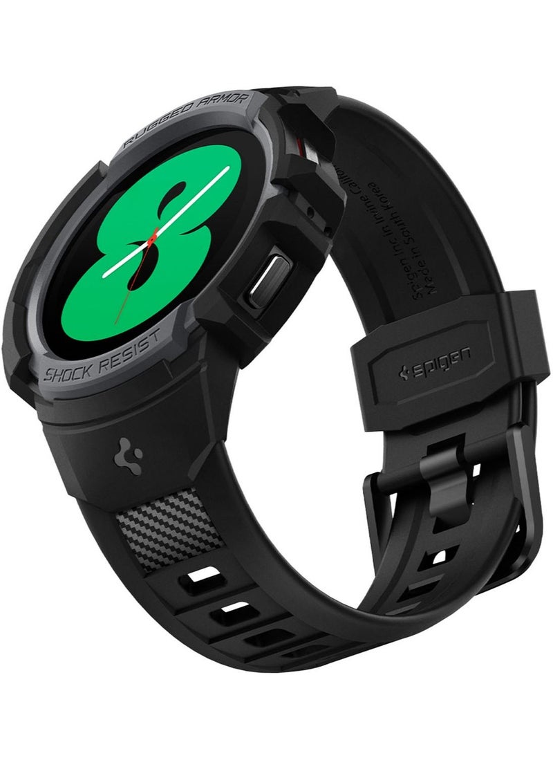 Spigen - Rugged Armor Pro Case Cover For Samsung Galaxy Watch 5 With Band 40mm (2022) - Charcoal Gray - Image 1