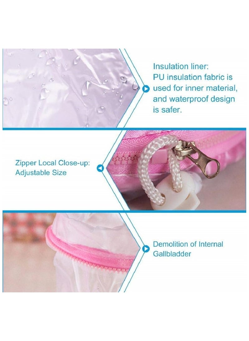 Generic Thermal Hair Spa Cap for Nourishing & Heating | Spa Cap Steamer Hot Cap for Hair Care, Beauty Steamer, Portable Hair Steam Cap (Pink)  - Image 2