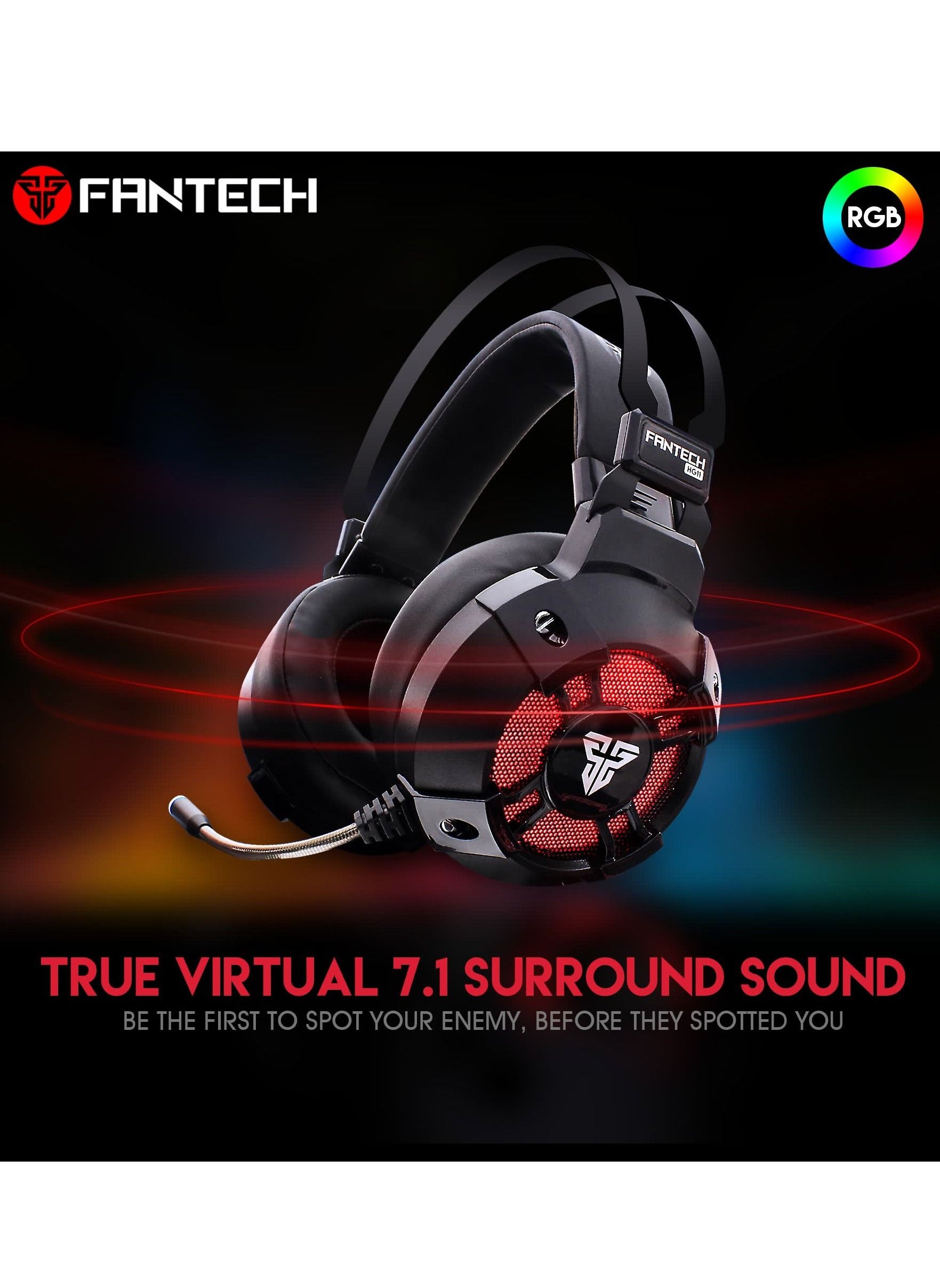 Fantech captain hg11 7.1 gaming online headset