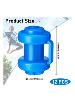 12 Pcs Summer 0.98Inches Diameter Trampoline Pole Caps Enclosure Pole Caps Trampoline Replacement Enclosure Poles for Net Hook Safety Accessories - pzsku/Z0E46ABFE9426F376B8D8Z/45/_/1731134087/6566b9e3-bdc5-4359-bc92-597fa32cc36f