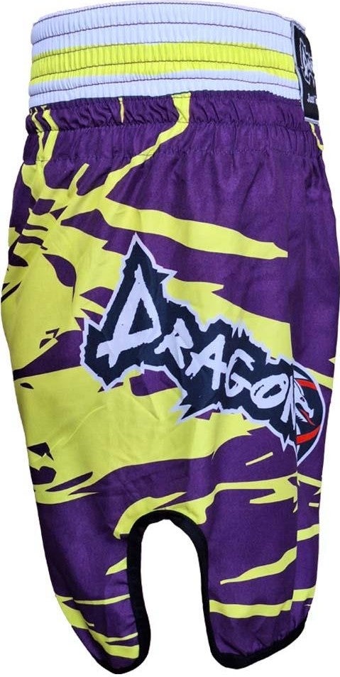 Dragondo KB246 Kickboxing Shorts Kickboxing Training Shorts Digital Printed Neon Shorts