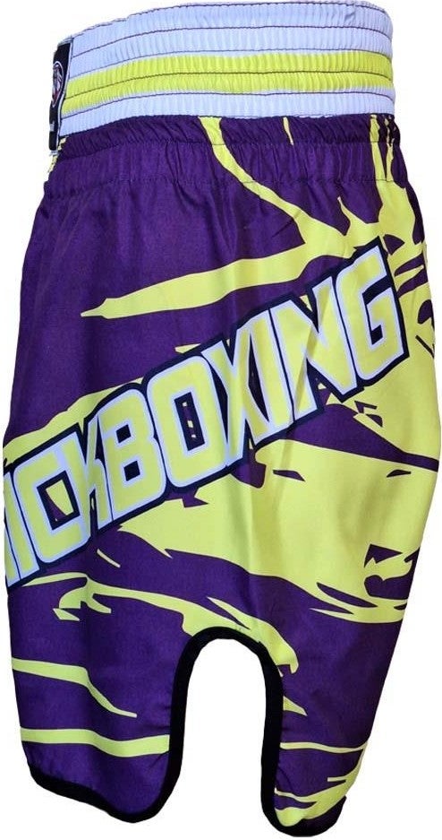 Dragondo KB246 Kickboxing Shorts Kickboxing Training Shorts Digital Printed Neon Shorts