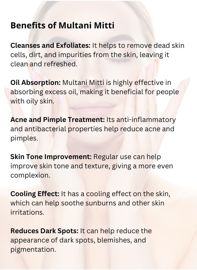 Sorland's - Pure India Healing Clay (Multani Mitti)-150 Gram For Skin Radiant And Detoxification - Image 1