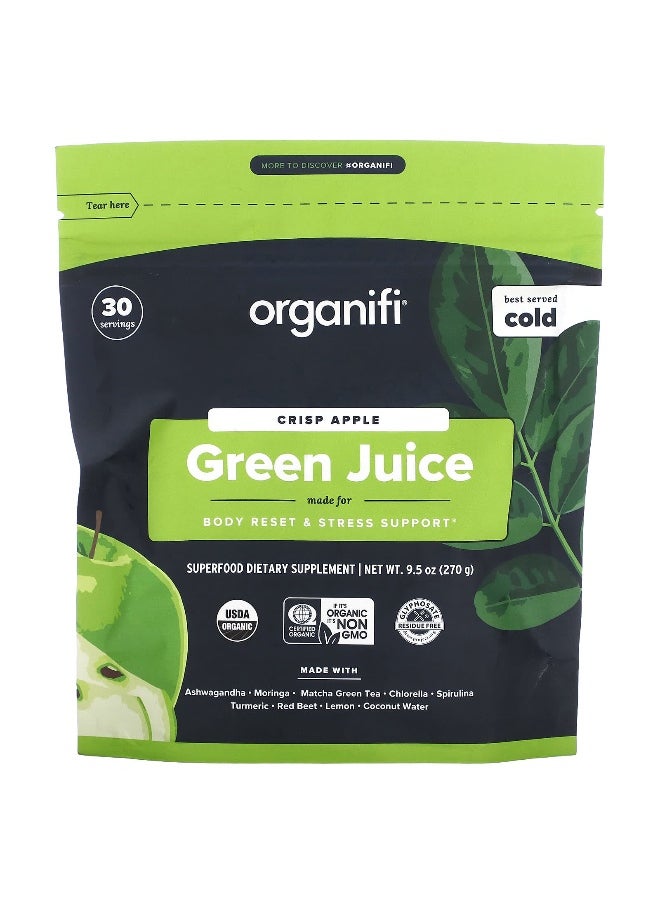 Organifi Organifi, Green Juice, Crisp Apple, 9.5 oz (270 g)  - Image 1