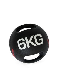 Generic Rubber Medicine Ball With Handles for Core Strength, Crossfit Workouts - 6KG  - Image 1