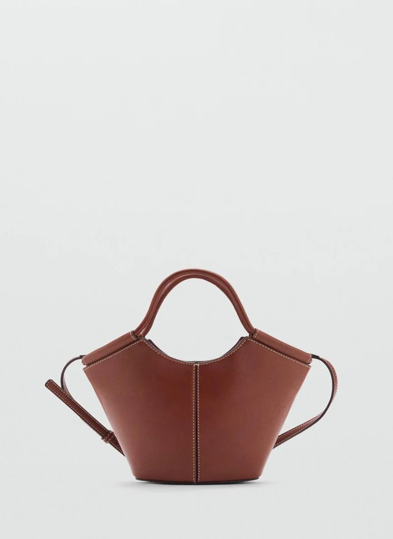 مانجو Mini Shopper-Style Shoulder Bag
