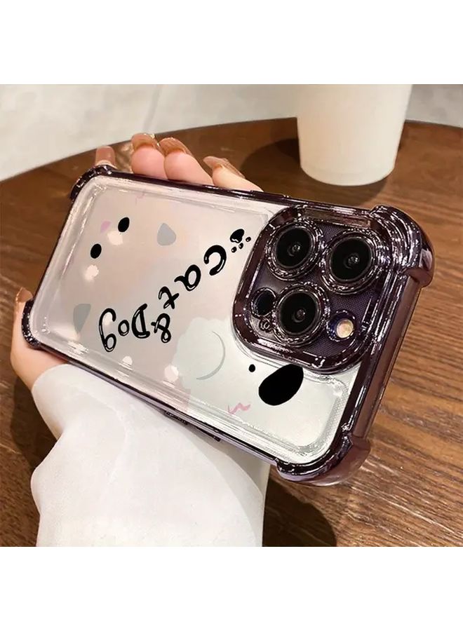 Premium Minimalist Matte Purple TPU Case For iPhone 13 Pro - Image 2