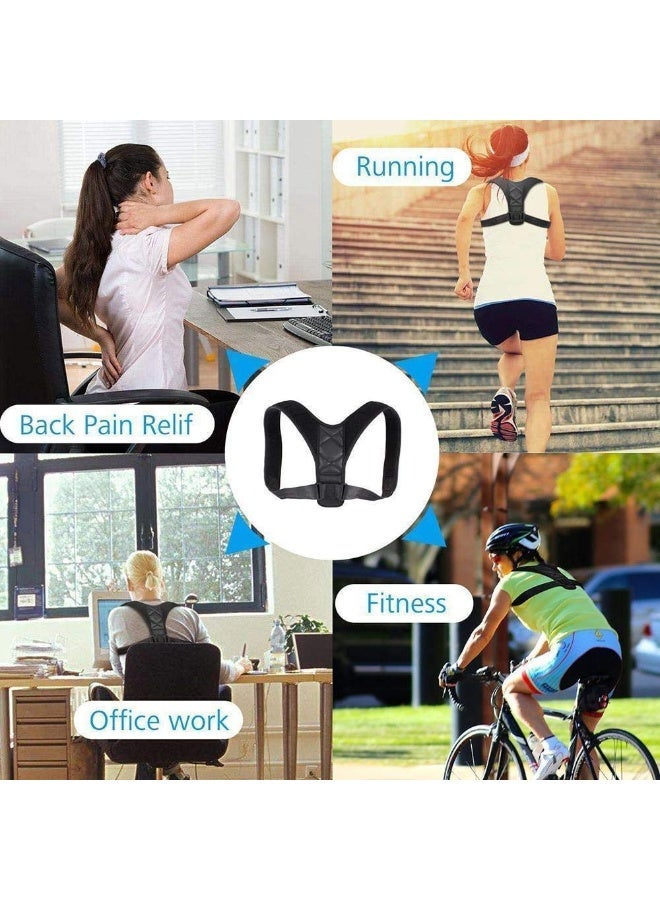 Posture Corrector & Back Support Brace - Upper Shoulder Straightener for Pain Relief & Maintaining Right Posture - Practical Daily Use - Image 2