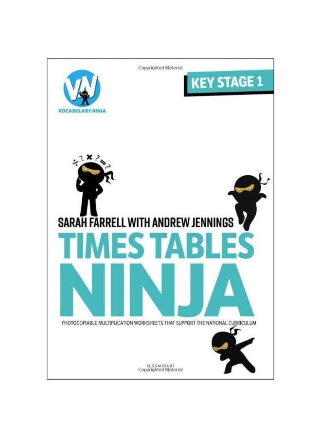 Times Tables Ninja for KS1: Photocopiable multiplication worksheets that suppo - Image 1