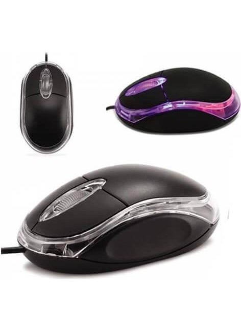 Koodmax - Wz-15 800 DPI USB Mouse - Wired Mouse - Optical Mouse - Black - 2 Pieces - Image 1