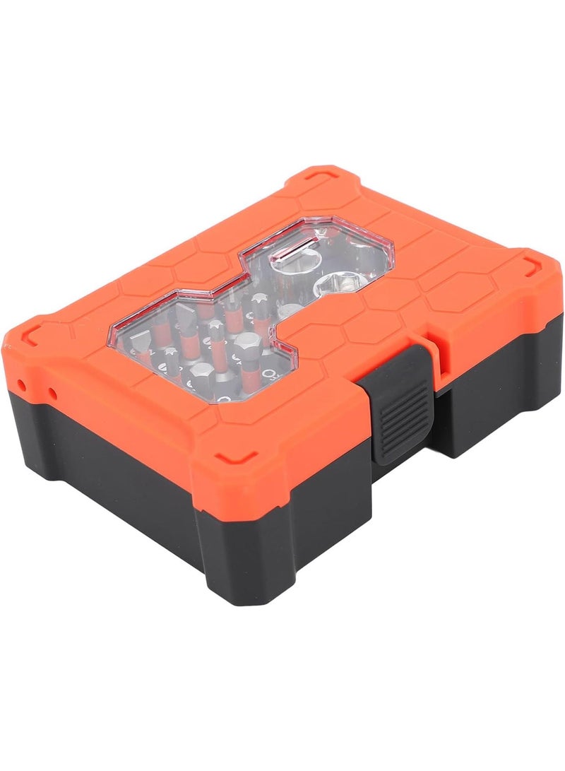 GGOOT 23PCS Screwdriver Bit Set Multifunctional S2 Bit Ratchet Sleeve Combination Bit Set Hardware Tools  - Image 5