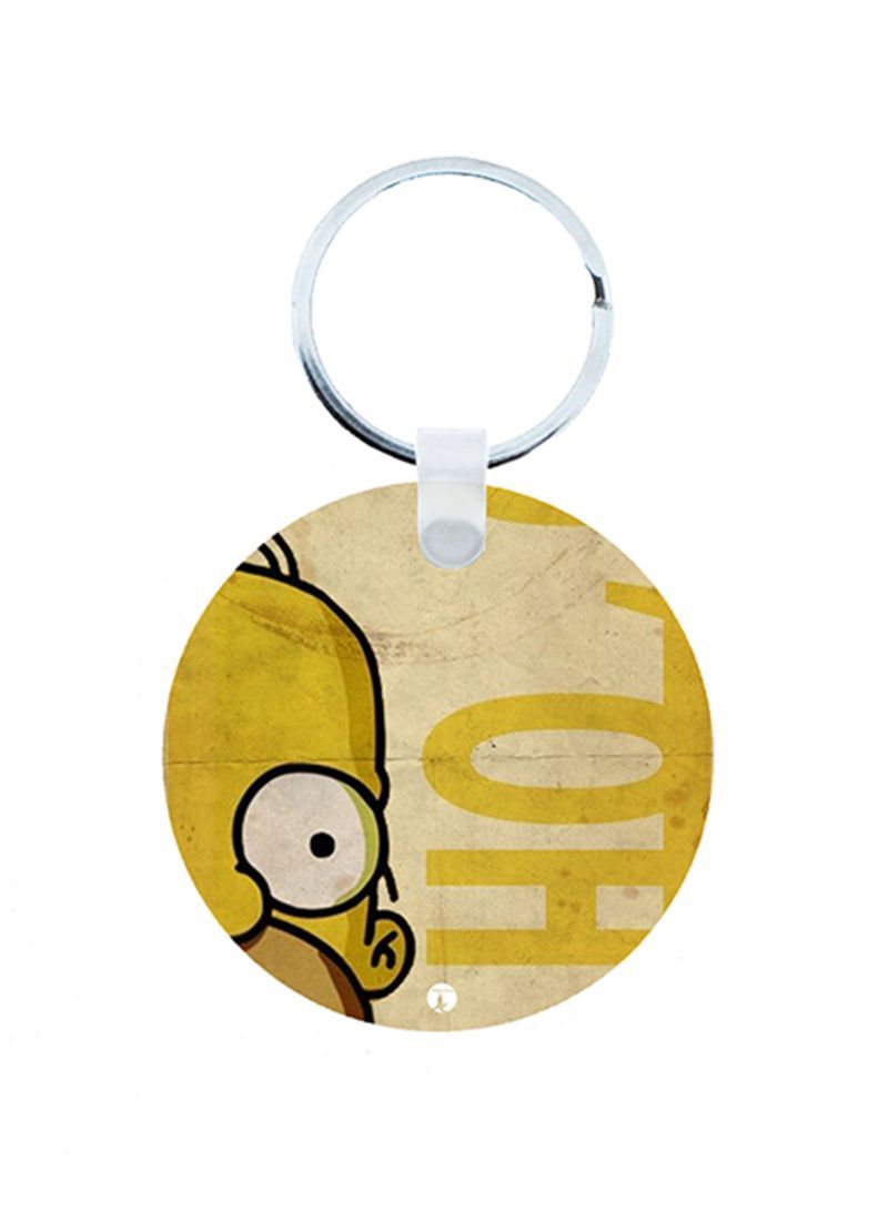 RKN Simpsons Wooden Keychain