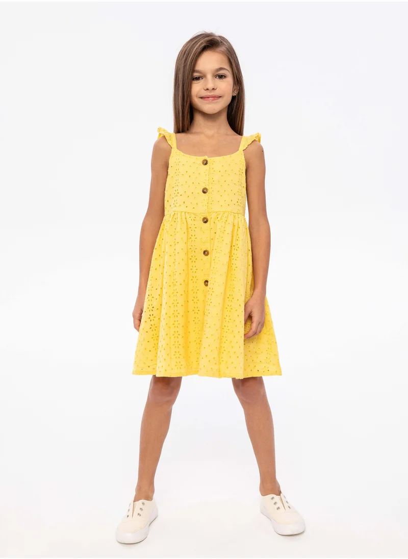 مينوتي Kids Broderie Anglaise Dress