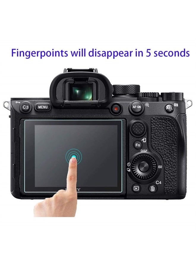 HUIPUXIANG Screen Protector for Sony Alpha 7R V 7RV A7R V A7RV A7R5 Camera (for Accessories) with Hot Shoe Cover,HUIPUXIANG 0.3mm High Definition 9H Hardness Optical LCD Premium Glass Protective Cover [3+1 Pack]  - Image 5