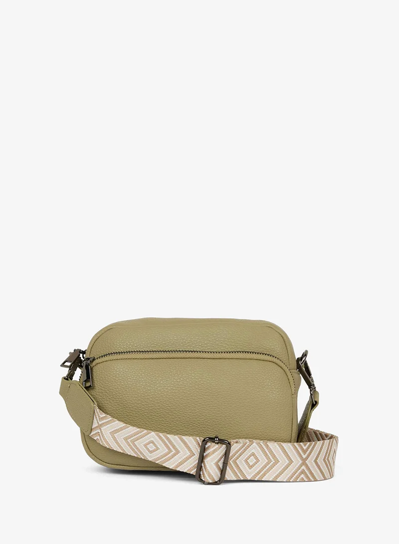 ديفاكتو Faux Leather Crossbody Bag