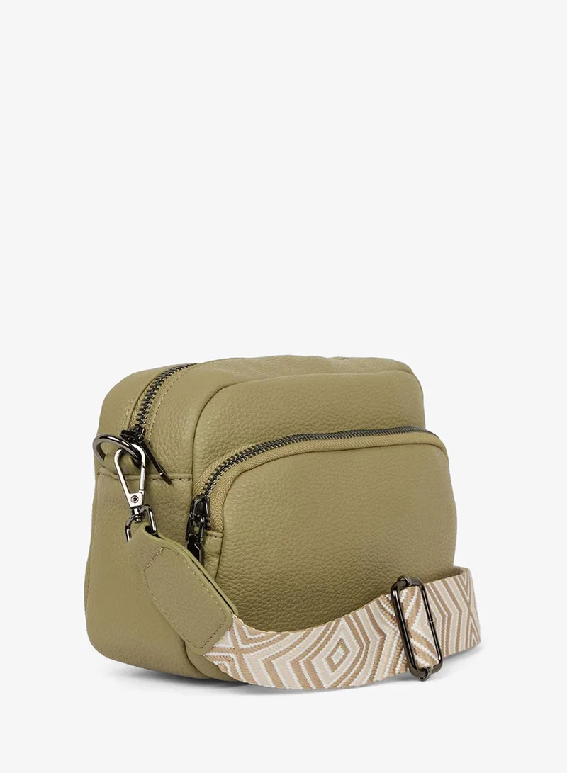 ديفاكتو Faux Leather Crossbody Bag
