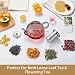 DOPUDO 40OZ 1200ML Glass Teapot with Infuser Stovetop Safe Clear Glass Tea Pot Kettle Borosilicate Tea Pot with Infusers Filter for Loose Tea Tea Kettle Dishwasher Safe Black - Image 2