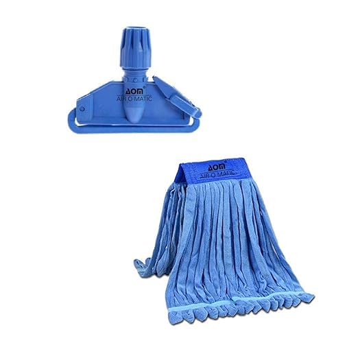 AIR O MATIC AIR O MATIC Microfiber Wet Mop Clip and Refill Blue  - Image 1