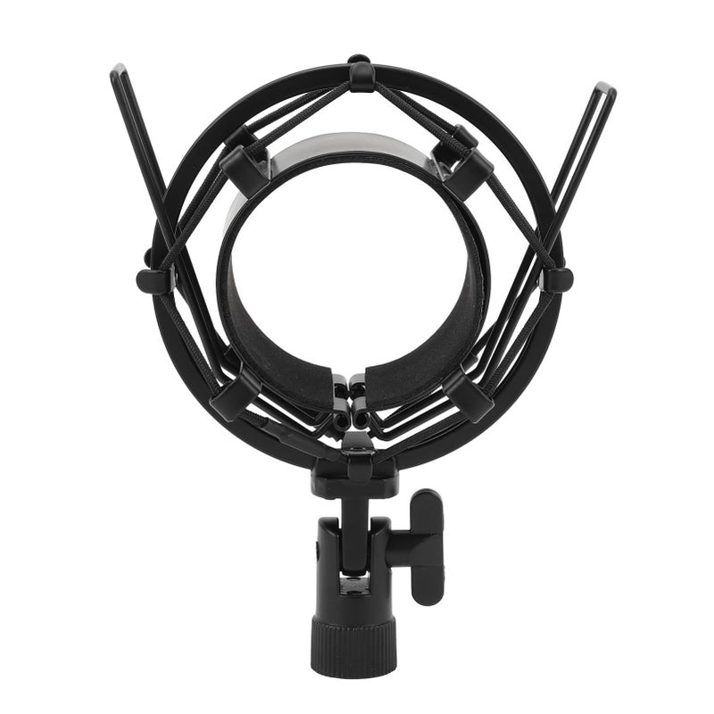 Aluminum Alloy Shock Mount for 55 65mm Condenser Microphones with Soft Pad and Adapter Nut - Image 3