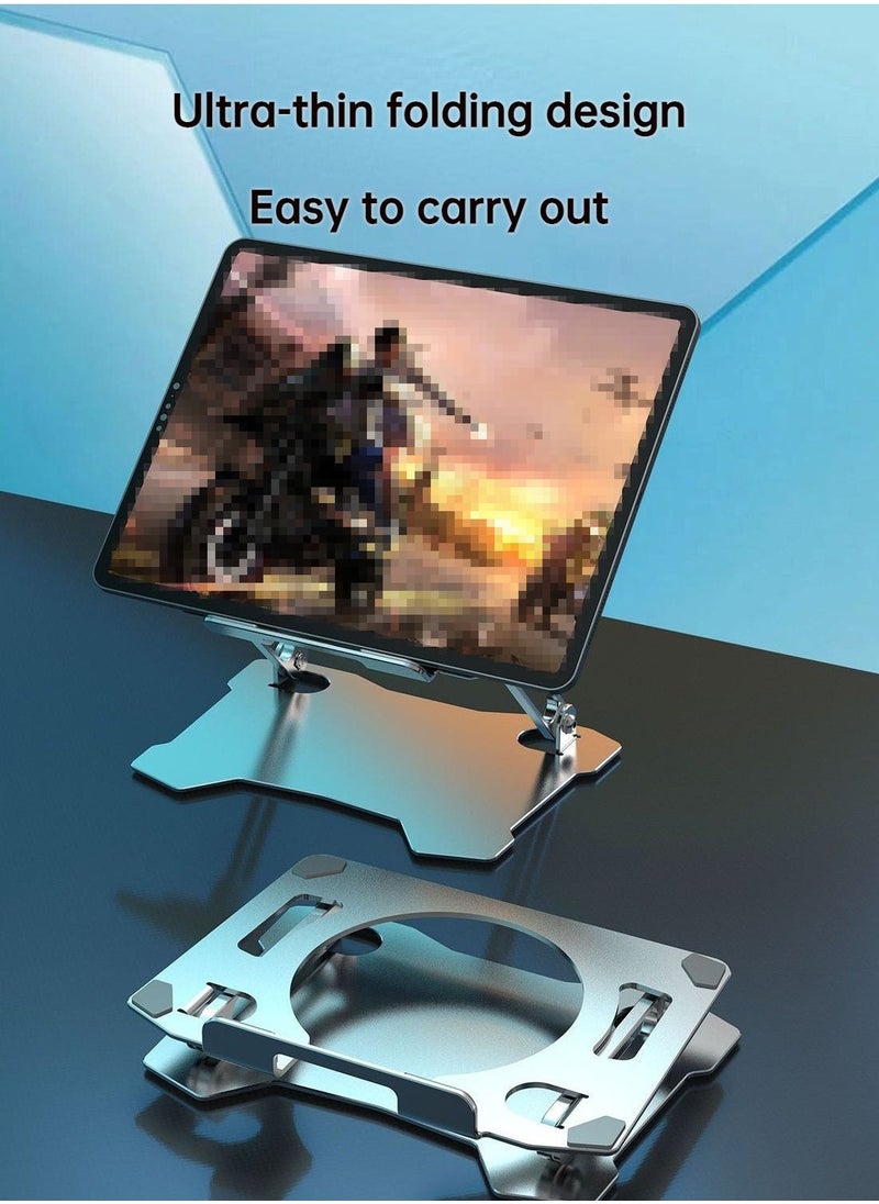 Popular Aluminum Alloy Flat Radiator Multi-Function Folding Telescopic Portable X16 Flat Bracket Radiator  Flat Stand    Notebook Compatible Stand Radiator