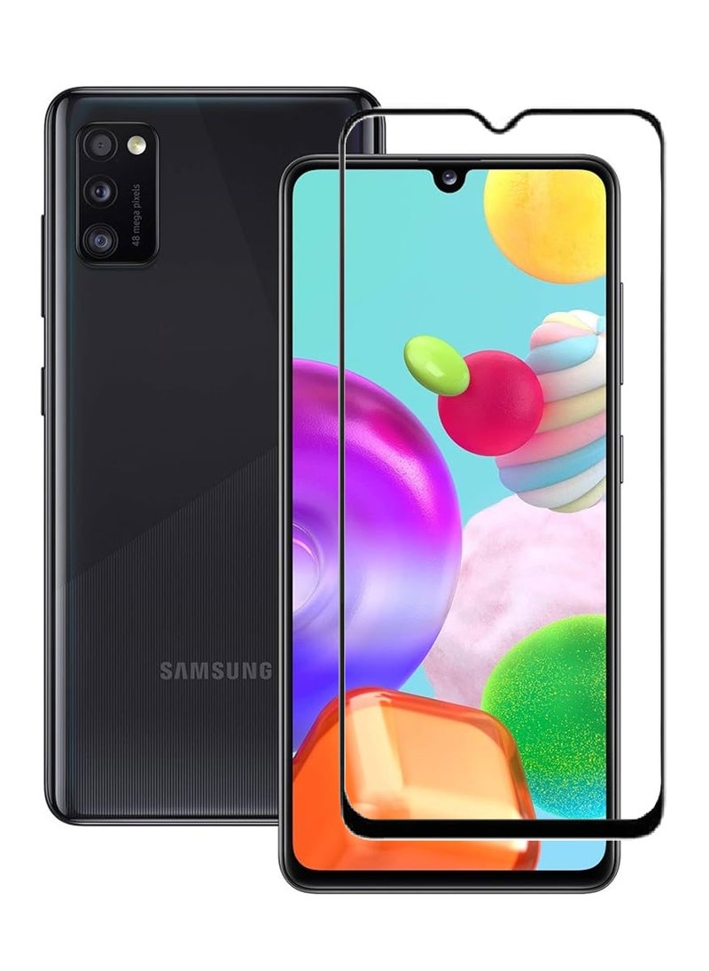 AINA Tempered Glass Screen Protector 5D Designed For Samsung Galaxy A41 Full Glue Edge to Edge Full Screen Coverage And Bubble Free - Image 1